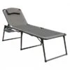 Quest Elite Naples Pro Lounger With Side Table -Outdoor Garden Care 1002461