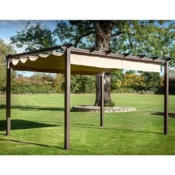 Hartman Roma 3x4m Rectangular Pergola Bronze -Outdoor Garden Care 1016022 2