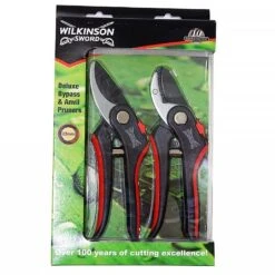 Wilkinson Sword Deluxe Pruner Twin Pack -Outdoor Garden Care 1018754 1