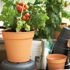 Elho Green Basics 40cm Growpot - Mild Terracotta -Outdoor Garden Care 1024630 1