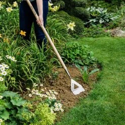 Kent & Stowe Stainless Steel Long Handled Dutch Hoe 7 Kent & Stowe Stainless Steel Long Handled Dutch Hoe -Outdoor Garden Care 1031058 2