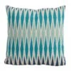 Bramblecrest Harlequin Blue Square Scatter Cushion -Outdoor Garden Care 1057246