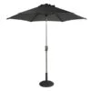 Supremo Grey 2.5m Riviera Deluxe Parasol -Outdoor Garden Care 1058279