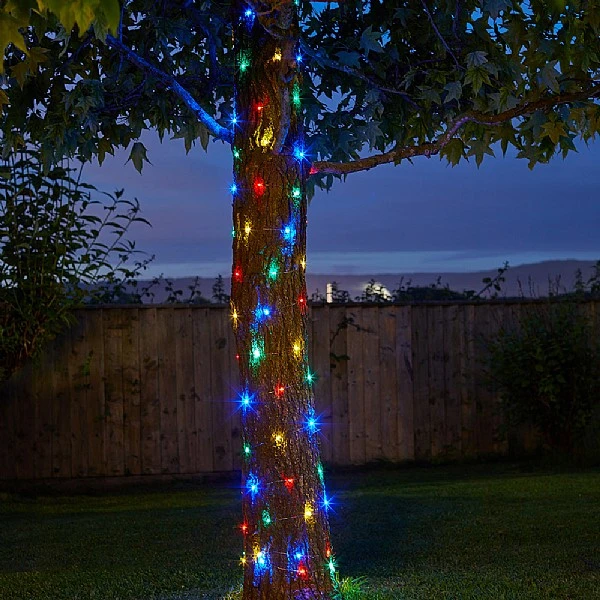 Smart Solar Multi-Coloured Firefly String Lights Solar - (x100) 3 Smart Solar Multi-Coloured Firefly String Lights Solar - (x100)
