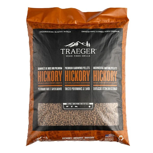 Traeger Hickory Hardwood Pellets 9kg 3 Traeger Hickory Hardwood Pellets 9kg