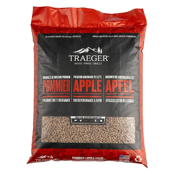 Traeger Apple Hardwood Pellets 9kg 3 Traeger Apple Hardwood Pellets 9kg