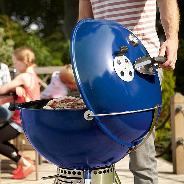 Weber Master-Touch 57cm Charcoal Barbecue Ocean Blue 4 Weber Master-Touch 57cm Charcoal Barbecue Ocean Blue - Image 2