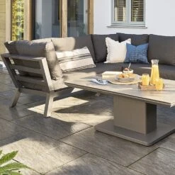 LIFE Timber Deluxe Corner Dining Set With Adjustable Table 14 LIFE Timber Deluxe Corner Dining Set With Adjustable Table -Outdoor Garden Care 1106366 5