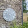 Westminster Greystone Clock 12" -Outdoor Garden Care 1133583