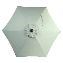 Supremo Old Green 2.5m Riviera Deluxe Parasol -Outdoor Garden Care 1135227 2