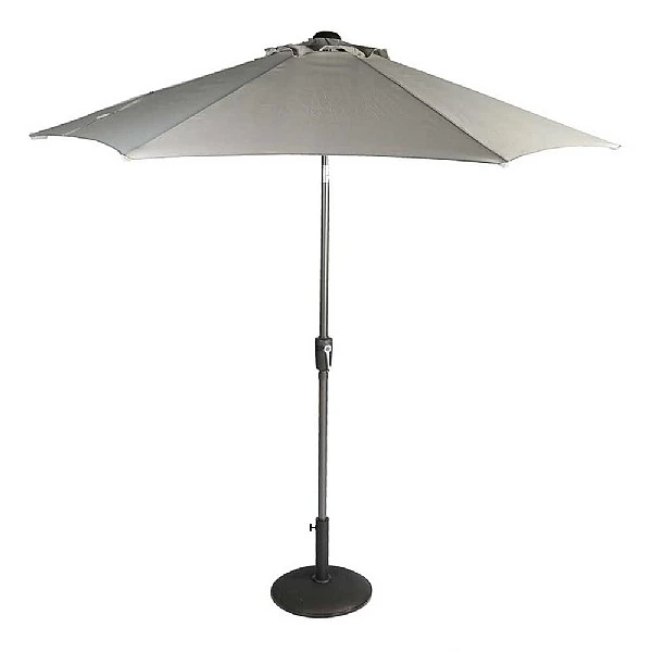 Supremo French Grey 2.5m Riviera Deluxe Parasol 3 Supremo French Grey 2.5m Riviera Deluxe Parasol