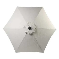 Supremo French Grey 3m Riviera Deluxe Parasol 8 Supremo French Grey 3m Riviera Deluxe Parasol -Outdoor Garden Care 1135231 2