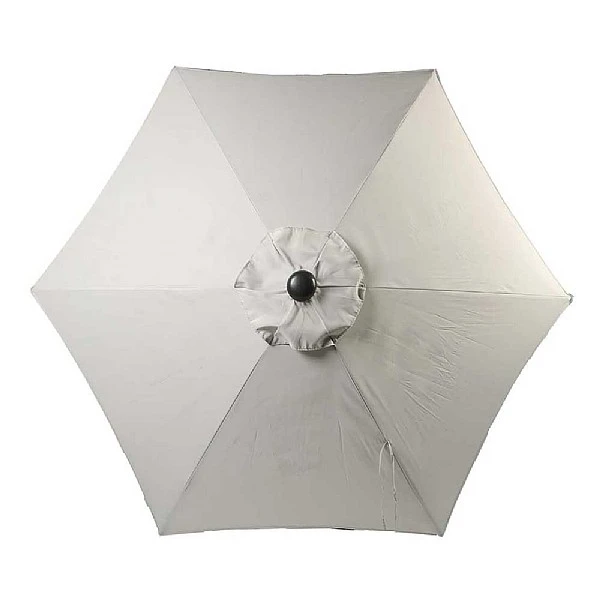 Supremo French Grey 3m Riviera Deluxe Parasol 5 Supremo French Grey 3m Riviera Deluxe Parasol - Image 3
