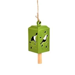 Fallen Fruits Green Ceramic Wind Chime (Assorted Designs) -Outdoor Garden Care 1152751 3