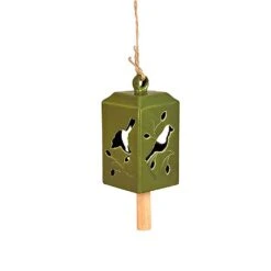 Fallen Fruits Green Ceramic Wind Chime (Assorted Designs) -Outdoor Garden Care 1152751 4