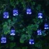 Firefly Opal Solar Jar String Lights - Set Of 10 -Outdoor Garden Care 1164936