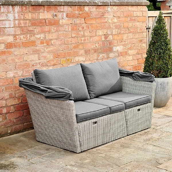 Kettler Palma Daybed - White Wash 4 Kettler Palma Daybed - White Wash - Image 2