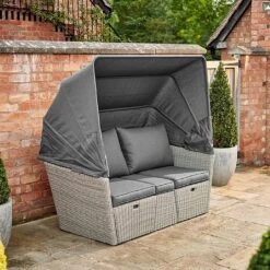 Kettler Palma Daybed - White Wash 9 Kettler Palma Daybed - White Wash -Outdoor Garden Care 1178092 3