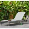 Lifestyle Garden Solana Stacking Wheel Lounger -Outdoor Garden Care 1185107