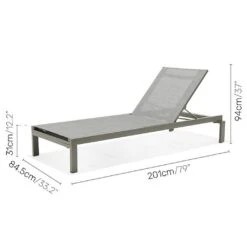 Lifestyle Garden Solana Stacking Wheel Lounger -Outdoor Garden Care 1185107 2