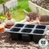 Wildlife World 6 Cell XL Natural Rubber Seed Tray -Outdoor Garden Care 1193025