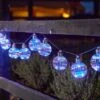Smart Solar Firefly Opal Orb String Lights - Set Of 10 -Outdoor Garden Care 1227444