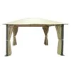 Marbella 3x4m Taupe Gazebo -Outdoor Garden Care 1229451