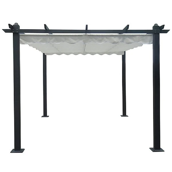 Salamanca 3x4m Grey Gazebo 5 Salamanca 3x4m Grey Gazebo - Image 3