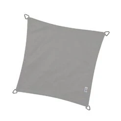 Pacific Lifestyle 5m Square Waterproof Shade Sail Grey -Outdoor Garden Care 1240517 3