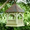 Bempton Rustic Bird Table -Outdoor Garden Care 395096