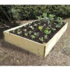 Deluxe Extra Deep Wooden Raised Vegetable Bed 1.8x.0.9mtr -Outdoor Garden Care 453687
