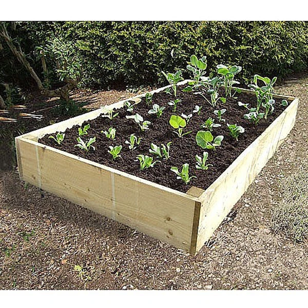 Deluxe Extra Deep Wooden Raised Vegetable Bed 1.8x.0.9mtr 3 Deluxe Extra Deep Wooden Raised Vegetable Bed 1.8x.0.9mtr