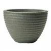 Stewart Garden Low Honey Pot Planter 50cm - Marble Green 1 Stewart Garden Low Honey Pot Planter 50cm - Marble Green -Outdoor Garden Care 628211