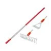 Wolf Garten P512 Dutch Hoe, Soil Rake & Handle Set 2 Wolf Garten P512 Dutch Hoe, Soil Rake & Handle Set -Outdoor Garden Care 839550