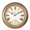 Outside In Astbury Wall Clock & Thermometer 12'' -Outdoor Garden Care 913326