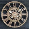 Outside In Newby Mechanical Wall Clock Bronze -Outdoor Garden Care 913341