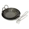 Kadai Set Of 3 Skillets With Tongs -Outdoor Garden Care 913800