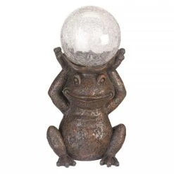 Smart Solar Gazing Frog Statue 9 Smart Solar Gazing Frog Statue -Outdoor Garden Care 925289 4