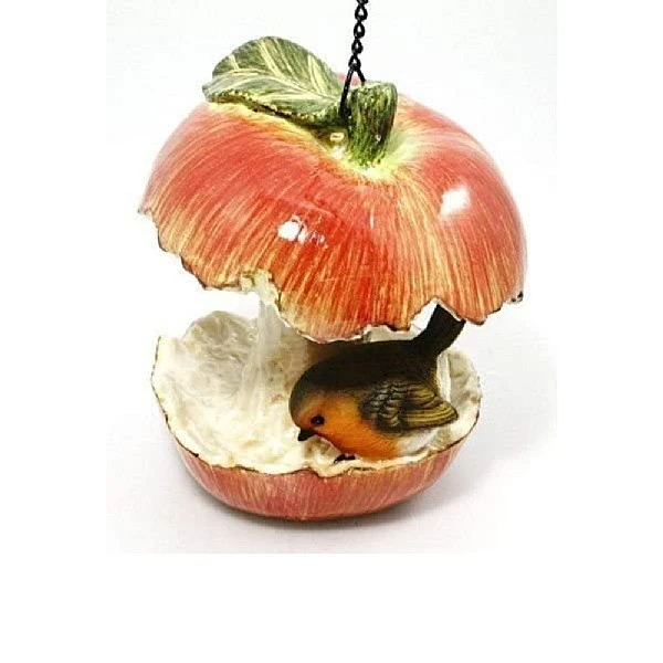 Vivid Arts Apple Core With Robin Bird Feeder 3 Vivid Arts Apple Core With Robin Bird Feeder