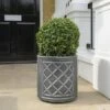 Stewart Garden 44cm Lead Effect Round Planter - Pewter 2 Stewart Garden 44cm Lead Effect Round Planter - Pewter -Outdoor Garden Care 934023