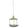 Fallen Fruits Aged Metal Green Hanging Bird Feeder -Outdoor Garden Care 959271