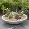 Stewart Garden Varese Low Bowl Planter 60cm - Alpine Grey 2 Stewart Garden Varese Low Bowl Planter 60cm - Alpine Grey -Outdoor Garden Care 975846