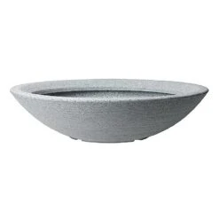 Stewart Garden Varese Low Bowl Planter 60cm - Alpine Grey 5 Stewart Garden Varese Low Bowl Planter 60cm - Alpine Grey -Outdoor Garden Care 975846 1