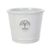 Woodlodge Edwardian White Crackle Glaze Planter 2 Woodlodge Edwardian White Crackle Glaze Planter -Outdoor Garden Care EDWHTCRAC