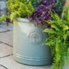 Woodlodge Heritage Edwardian Cylinder Ceramic Planter Mint Green (Various Sizes) 1 Woodlodge Heritage Edwardian Cylinder Ceramic Planter Mint Green (Various Sizes) -Outdoor Garden Care HECYLMINT