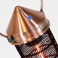 Kalos Copper Lantern Patio Heater - Medium 1800W -Outdoor Garden Care LANPHEAT 3 2