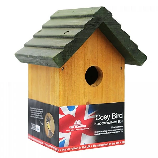 Tom Chambers Cosy Bird Wooden Bird Box 3 Tom Chambers Cosy Bird Wooden Bird Box